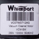 Двигун для мийного пилососа Whicepart VC07W0712AG (V2Z-S24) D=110/55 mm H=120/35 mm 1200 W - Зображення 2