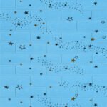 Самоклеящаяся 3D панель 700х770х3мм Голубые звезды (321) SW-00001342