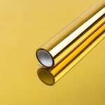 Зеркальная солнцезащитная плёнка для окон Золото 600х3000х0