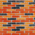 Самоклеюча 3D панель під бежево-коричневу катеринославську цеглу 20000x700x3мм SW-00002570- - Зображення 2