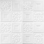 Самоклеющаяся декоративная потолочно-стеновая 3D панель фигуры 700x700x5мм (114) SW-00000006
