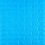 3D панель самоклеющаяся 700x770x7мм кирпич Синий (003-7) SW-00000060