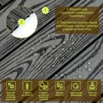 Композитна плитка ДПК 300х300х23мм Антрацит (D) SW-00001708 - Зображення 3