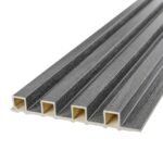 Рейка декоративная WPC стеновая 3000х165х23мм Уголь SW-00001534