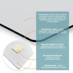 Дзеркало акрилове самоклеюче 400х1000х2мм SW-00001597 - Зображення 4