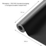 Самоклеюча екошкіра у рулоні 1.37х3м х 0.5мм Чорний SW-00001413 - Зображення 2