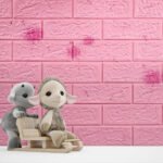Декоративна 3D панель самоклейка 700х770х5мм Кульбабка (світло-рожевий цегла) (022) SW-00000023 - Зображення 5