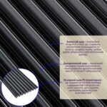 Рейка декоративна PS 2900х120х11мм Чорна SW-00002148 - Зображення 2