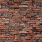 Самоклеящаяся декоративная 3D панель 700x770x5мм Красный кирпич песчаник (058) SW-00000177