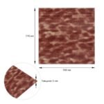 Декоративна 3D панель самоклейка 700х770х5мм Мармур коричневий з золотом (цегла) (361) SW-00000637 - Зображення 3