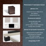 Самоклеюча Сатин у рулоні 1,45х3м х 0.3мм Темно Коричневий (D) SW-00002915 - Зображення 4