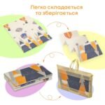 Дитячий складний термокилимок 117см х 177см х 8мм Повітряні кульки - Ведмедики (301) SW-00003031 - Зображення 7