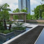 Композитна плитка ДПК 300х300х23мм Антрацит (D) SW-00001708 - Зображення 7