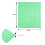 3D панель самоклеюча 700х770х7мм цегла М'ятний (012-7) SW-00000050 - Зображення 3