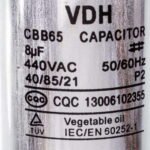 Конденсатор CBB65 8uF 450V - Зображення 2