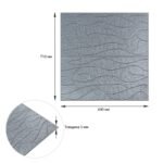 Панель 3D 690х710х5мм Срібло SW-00001951 - Зображення 7