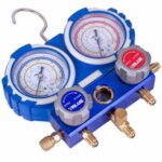 Манометричний колектор 2- вентильний VALUE VMG -2 R600-В +шланги 3шт.x900mm (R600) - Зображення 2