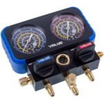 Манометричний колектор 2-вентильний VALUE VRM2-B-501 NAVTEK + шланги 3шт.x1500mm - Зображення 3