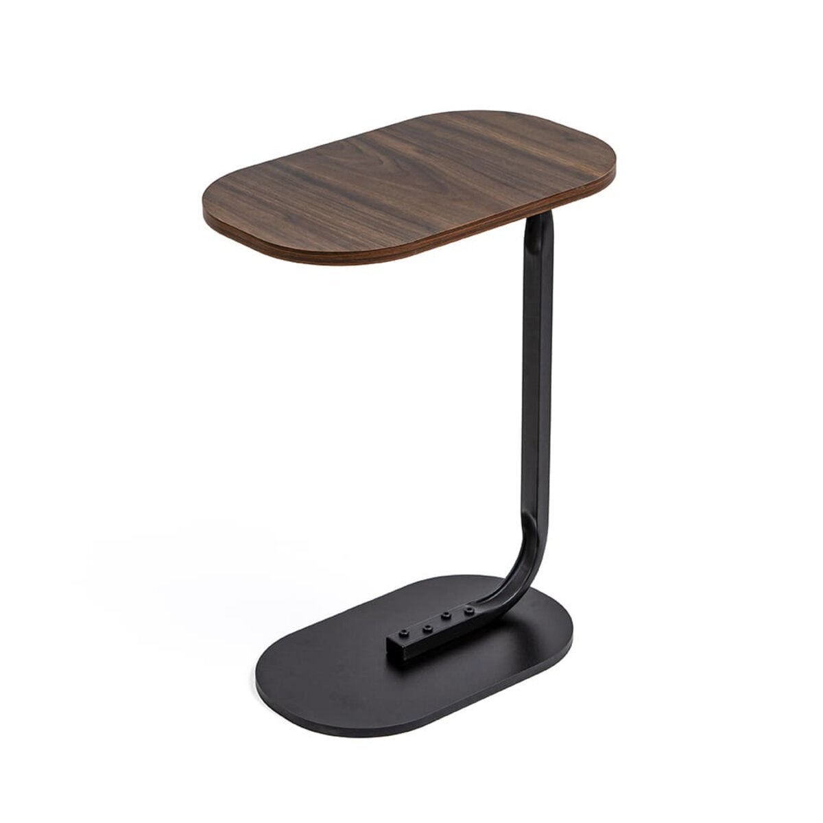 Столик приставний овальний 45х28х59см Walnut wood SW-00003367 Столик приставной овальный 45х28х59см Walnut wood SW-00003367