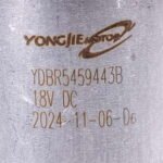 Двигун для акумуляторного пилососа Rowenta SS-7235005090 Youngjie D=75/35 mm H=70/28 mm 18 V - Зображення 2
